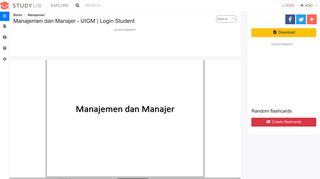 
                            7. Manajemen dan Manajer - UIGM | Login Student - studylibid.com