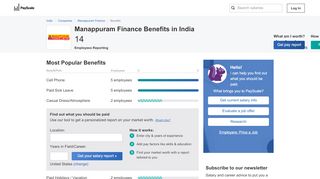 
                            7. Manappuram Finance Benefits & Perks | PayScale India