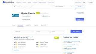 
                            12. Manba Finance Reviews by Employees | AmbitionBox (Naukri.com)