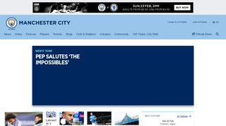 
                            8. Manchester City FC | Official Website, Latest News, Players and ...