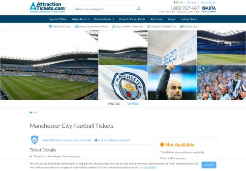 
                            7. Manchester City Football Tickets - Attraction Tickets Direct Ireland