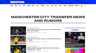 
                            13. Manchester City transfer news and rumors - SBNation.com