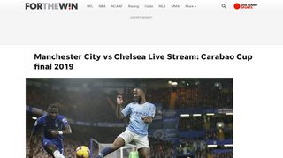 
                            8. Manchester City vs Chelsea Live Stream: TV Listings, How to Watch