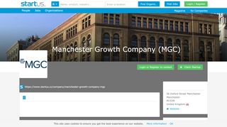 
                            11. Manchester Growth Company (MGC) | StartUs