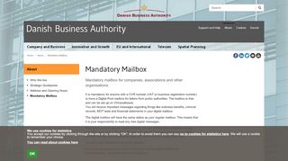 
                            5. Mandatory Mailbox | Danish Business Authority