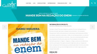 
                            10. Mande bem na redação do Enem – Gulliver editora