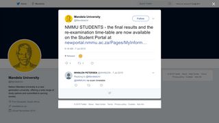 
                            12. Mandela University on Twitter: 