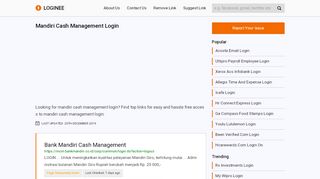 
                            6. Mandiri Cash Management Login