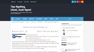 
                            4. Manfaat Login Lewat draft.blogger.com - Tips Ngeblog, Islami, Anak ...