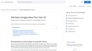 
                            4. Manfaat menggunakan fitur User-ID - Bantuan Analytics