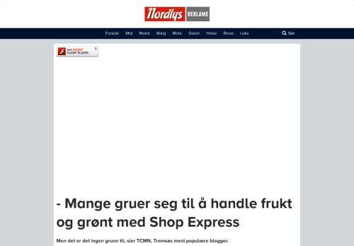 
                            8. - Mange gruer seg til å handle frukt og grønt med Shop Express ...