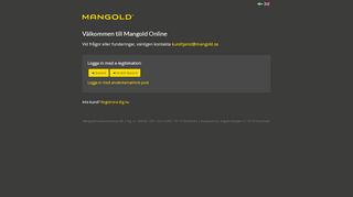 
                            10. Mangold Online - Login