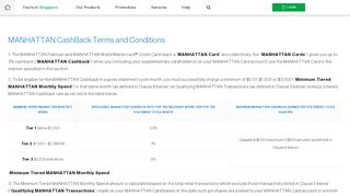 
                            4. MANHATTAN CashBack Terms and Conditions - Standard Chartered ...