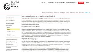 
                            5. Manhattan Research Library Initiative (MaRLI) | The New York Public ...