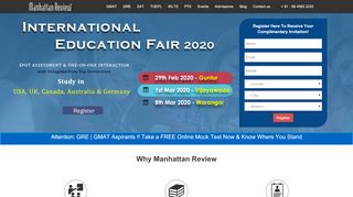 
                            7. Manhattan-review: GMAT, GRE, SAT, IELTS, TOEFL Test Prep Company