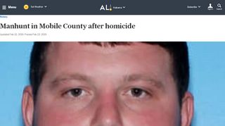
                            12. Manhunt in Mobile County after homicide - al.com