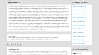 
                            6. Manila to Bahrain Gulf Air Flights, Fare, Status & Time Schedule ...