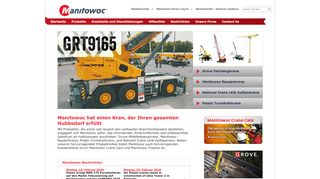 
                            5. Manitowoc Cranes Startseite