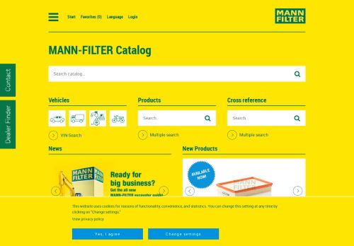 
                            8. MANN-FILTER Online Catalog Europe