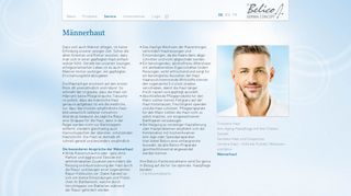 
                            9. Männerhaut » Medizinische BioTech Kosmetik | Belico Derma Concept