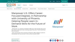 
                            12. Manpower U.S. Offers Career-Focused Degrees, in Partnership with ...