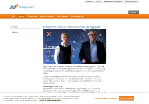 
                            6. ManpowerGroup lanserer konsulentgigant | Manpower