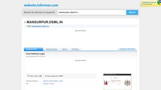 
                            9. mansurpur.dsml.in at WI. Cane Software Login - Website Informer