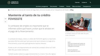 
                            3. Mantente al tanto de tu crédito FOVISSSTE | Fondo de la Vivienda del ...