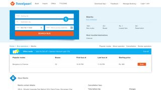 
                            5. Mantis Bus booking, 388 routes, 17 buses - Travelyaari