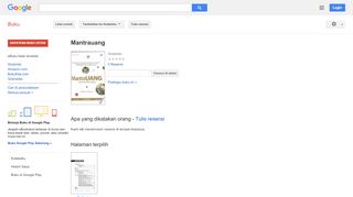 
                            7. Mantrauang - Hasil Google Books