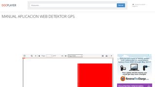 
                            7. MANUAL APLICACION WEB DETEKTOR GPS - PDF - DocPlayer