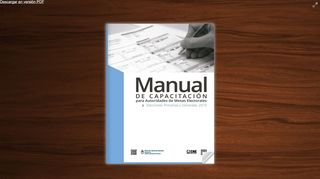 
                            6. Manual de Capacitacion para Autoridades de Mesa - Cámara ...