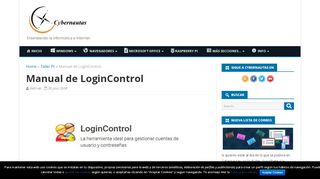 
                            9. Manual de LoginControl | Cybernautas