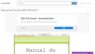 
                            9. Manual do Gerente MRV PROSPECT - PDF - DocPlayer.com.br