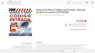 
                            13. Manual do Novo Código da Estrada + Manual do Bom Condutor (CD ...