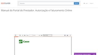 
                            7. Manual do Portal do Prestador. Autorização e ... - DocPlayer.com.br