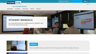 
                            6. Manual for students – KU Leuven KULAK