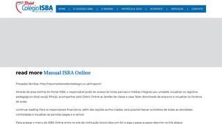 
                            3. Manual ISBA Online – Colégio ISBA