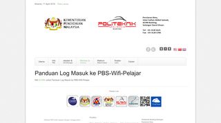 
                            6. Manual Log In ke PBS-Wifi-Pelajar - Politeknik Banting