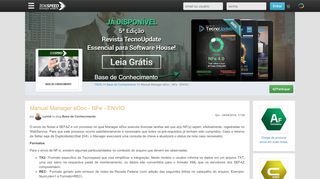 
                            11. Manual Manager eDoc - NFe - ENVIO - Base de Conhecimento ...