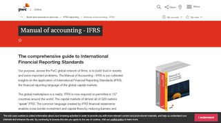 
                            13. Manual of accounting: IFRS: PwC