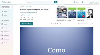 
                            12. Manual Orquestra Registro de Objeto - Scribd