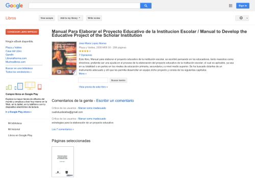 
                            11. Manual Para Elaborar el Proyecto Educativo de la Institucion Escolar ...