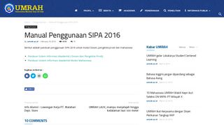 
                            2. Manual Penggunaan SIPA 2016 | Universitas Maritim Raja Ali Haji ...