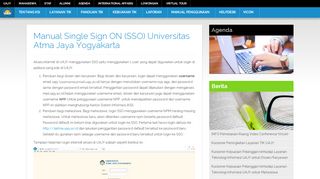 
                            2. Manual Single Sign ON (SSO) Universitas Atma Jaya ... - KSI UAJY