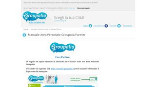 
                            4. Manuale Area Personale Groupalia Partner