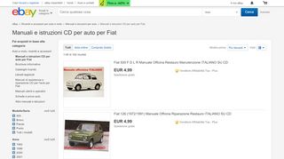 
                            10. Manuali e istruzioni CD per auto per Fiat | eBay