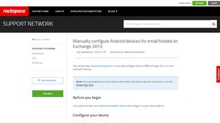 
                            4. Manually configure Android devices for email hosted on ...