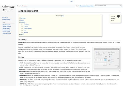 
                            13. Manual:Quickset - MikroTik Wiki