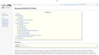 
                            2. Manual:RADIUS Client - MikroTik Wiki